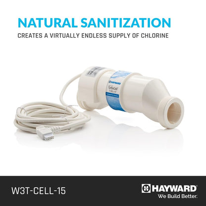 Hayward W3T-CELL-15 TurboCell Salt Cell for Pool Chlorination, In-Ground Swimming Pools up to 40,000 Gallons