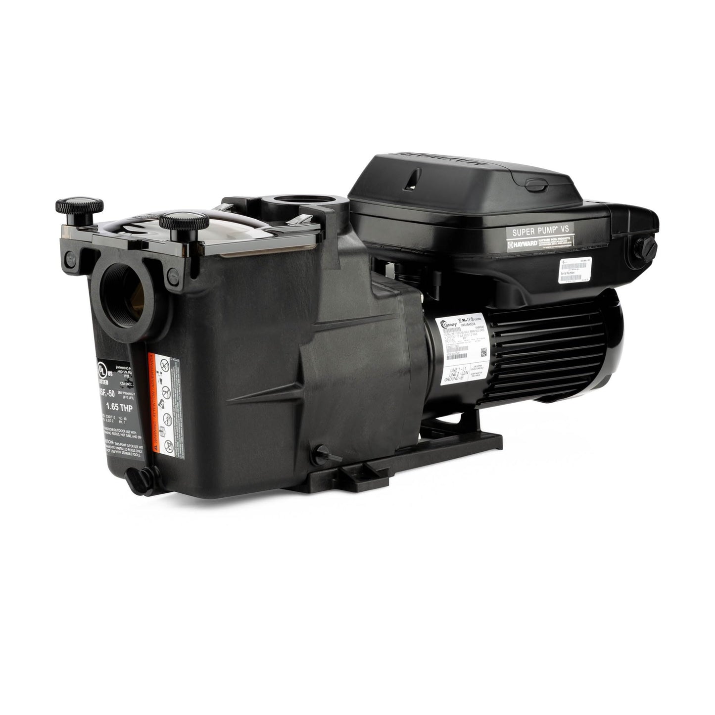 W3SP2603VSP Super Pump VS Variable Speed Pool Pump for In-Ground Pools, Energy Efficient, 1.65 HP